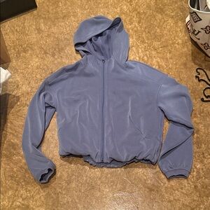 lululemon athletica oasis blue Softstreme full zip up